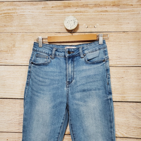 💟 Design by Olivia Blue High Rise Cropped Ankle Jeans 7 - Picture 2 of 8